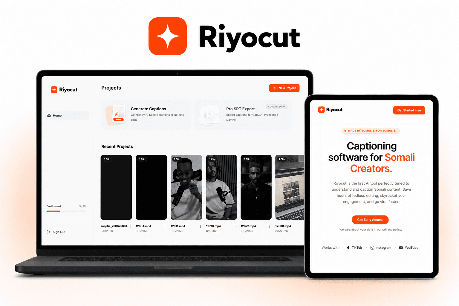 Riyocut mockup